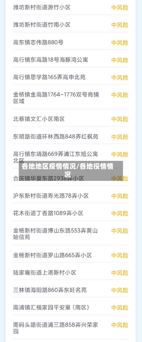 各地地区疫情情况/各地役情情况-第2张图片