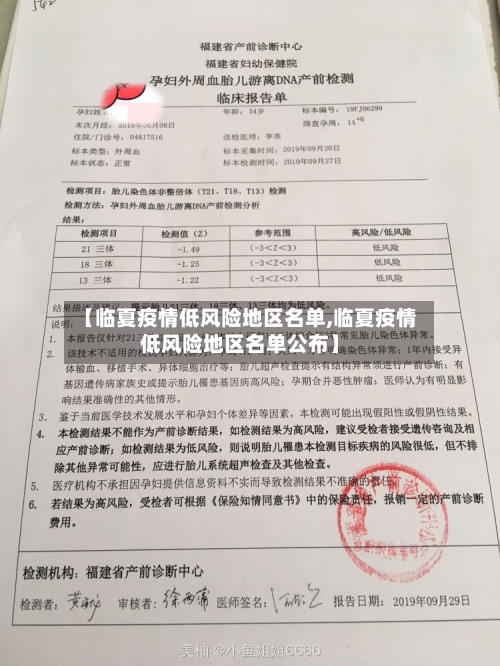 【临夏疫情低风险地区名单,临夏疫情低风险地区名单公布】