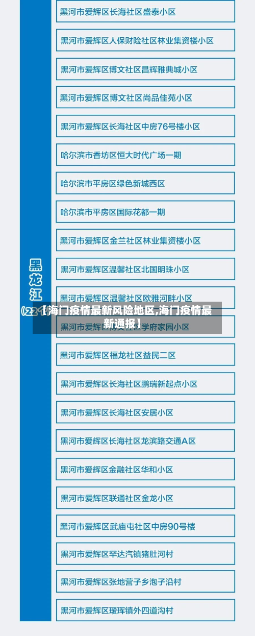 【海门疫情最新风险地区,海门疫情最新通报】-第2张图片