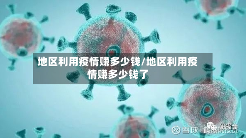 地区利用疫情赚多少钱/地区利用疫情赚多少钱了